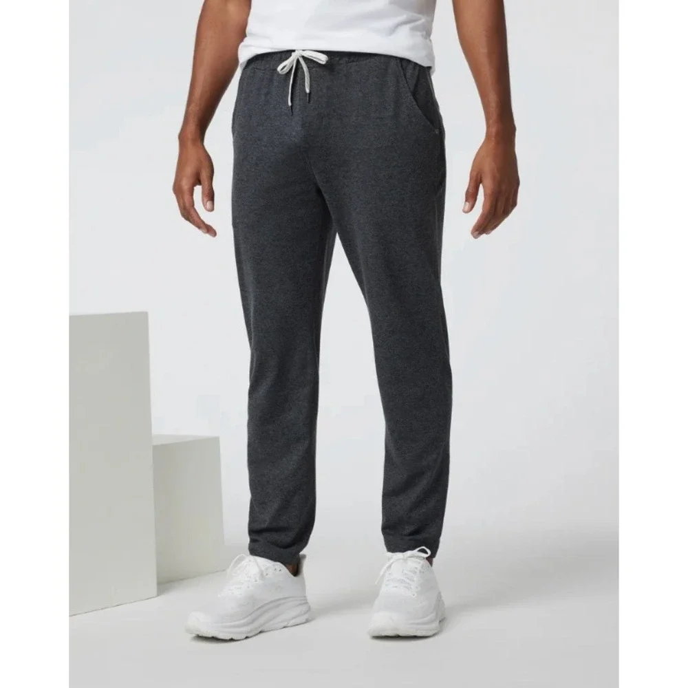 Vuori Ponto Performance Jogger Mens Charcoal Heather Grey Pants V438 M